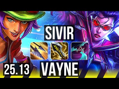 SIVIR & Thresh vs VAYNE & Rell (ADC) | Legendary, 17/4/14 | EUNE Master | 25.13