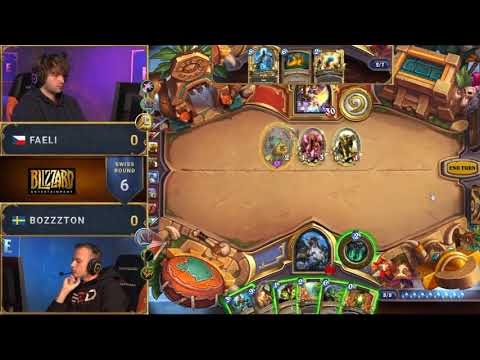 HCT Dreamhack Winter: Faely vs Bozzzton - Hearthstone Sweden Grand Prix 2018 | Day 2 Swiss Stage R6