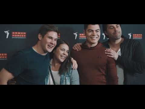 Adam Devine at Yokota AB