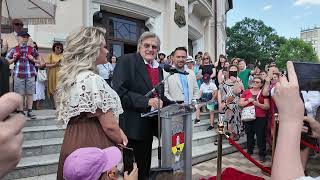 Actorul Florin Piersic a primit o Stea pe Aleea Celebrităţilor din Piatra-Neamţ