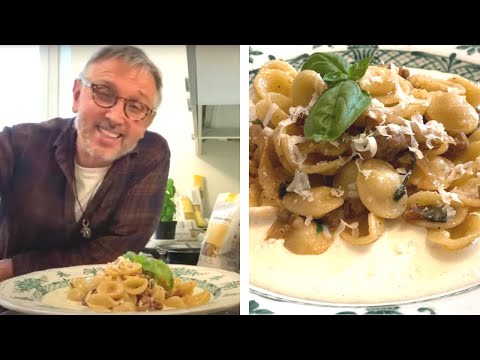 ORECCHIETTE CON SALSICCIA, fonduta e basilico - RICETTA SPECIALE! | Chef BRUNO BARBIERI