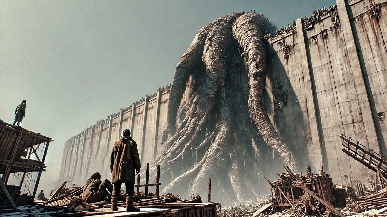 No Futuro, Seres Colossais Atacam a Terra e os Humanos Constroem Imensas Muralhas, Mas Não Resistem