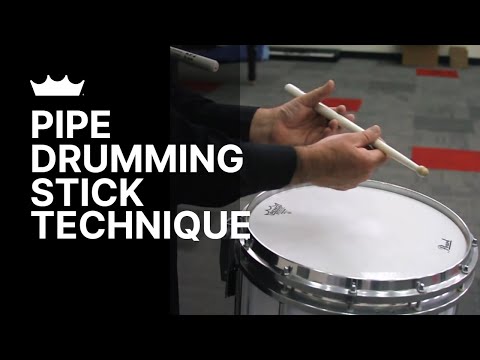 Jim Kilpatrick: Pipe Drumming Stick Technique  | Remo