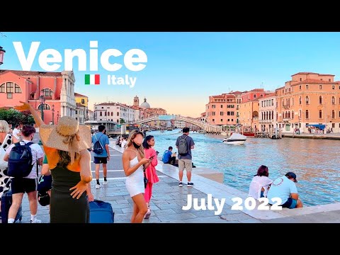 Venice, Italy 🇮🇹 - Evening Walk July 2022- 4K/60fps HDR - Walking Tour