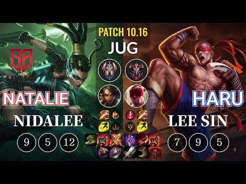 SB Natalie Nidalee vs HLE Haru Lee Sin Jungle - KR Patch 10.16