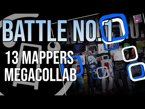 TANO*C Sound Team - BATTLE NO.1 (13 mappers Megacollab) Showcase | Rhythia
