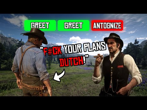 Greet - Greet - Antagonize Camp Members - RDR2