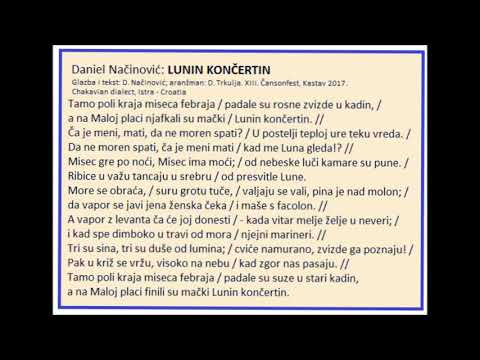 Daniel NAČINOVIĆ: LUNIN KONČERTIN