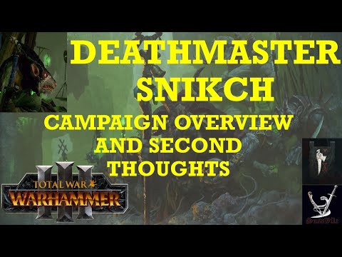 Total War: Warhammer 3 Immortal Empires Deathmaster Snikch -Skaven campaign overview, guide