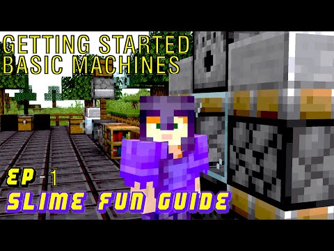 SlimeFun Tutorial in hindi (Ep 01) :- Getting Started/Basic Machines | #slimefun #minecrafttutorial