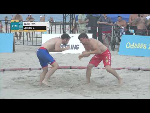 1/2 Men's BW - 70 kg: S. RADULOV (UKR) v. V. STROEM (NOR)