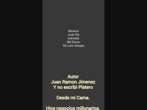 Desde Mi Cama. Poesia de Juan Ra