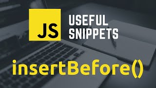 Insert HTML element before or after any element through JavaScript