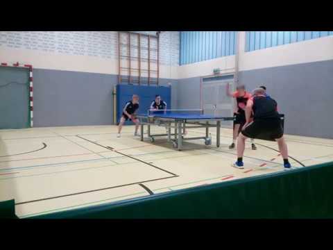 Tischtennis-Verbandsliga - Luckhart/Best vs. Schade/Schubert