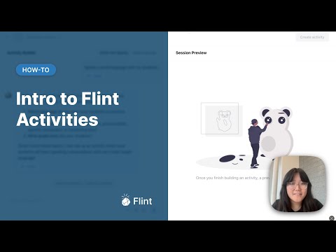 Introduction to Flint Activities: How-To Create Personalized AI Learning Experiences
