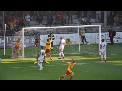 Benevento Lecce 2016 - Il  gol del 3 a 0 di Mazzeo