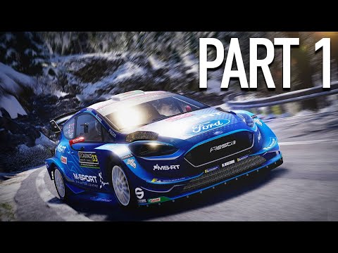 WRC 9 Career Mode Walkthrough Part 1 - JUNIOR WRC AT RALLY SWEDEN (PC Gameplay)
