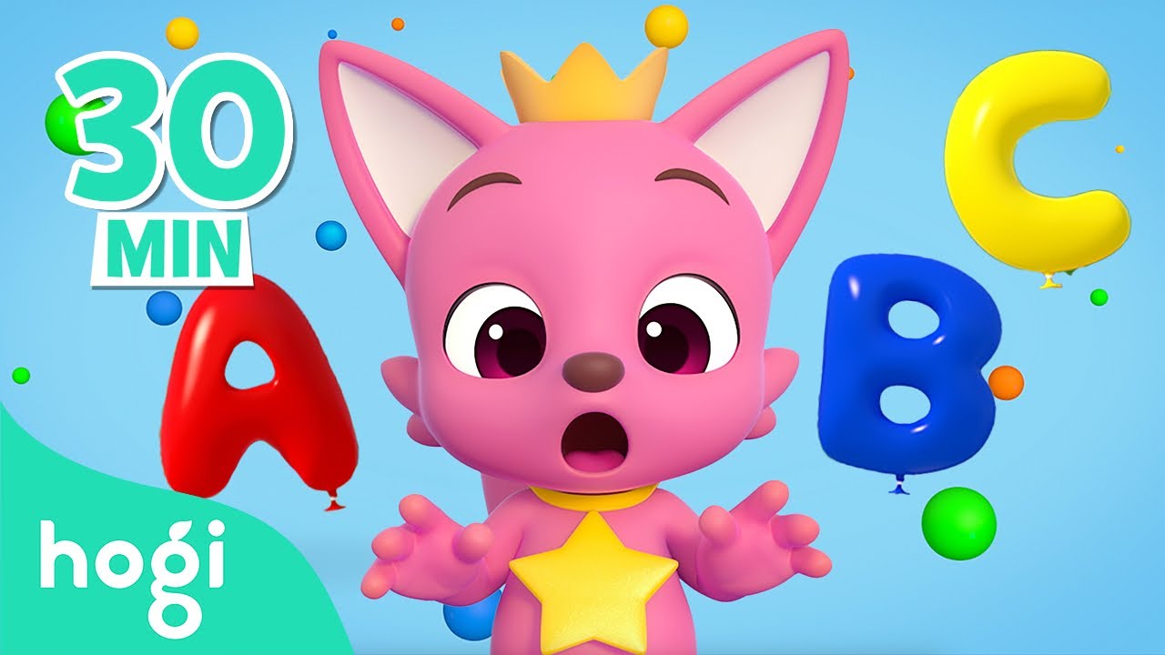 ABC Song with Balloons and More｜Nursery Rhymes｜Learn ABC｜Hogi Pinkfong