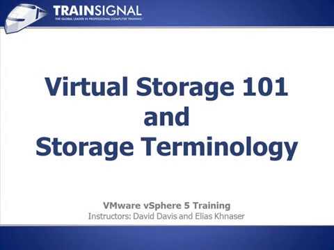 Virtual Storage 101 and Storage Terminology | VMware vSphere