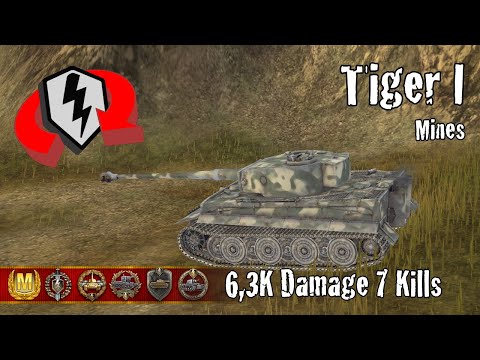 Tiger I  |  6,3K Damage 7 Kills  |  WoT Blitz Replays