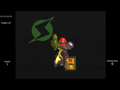 GSS 92 SSBM - Admiral Zhao (Black Samus) vs. Inzane (Default Samus) - Melee LSF