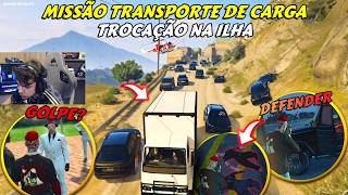 BK LEVOU GOLPE DO DOM? | MISSÃO DE TRANSPORTE E TROCAÇÃO CONTRA PM NA ILHA - BKINHO RP CLIP'S