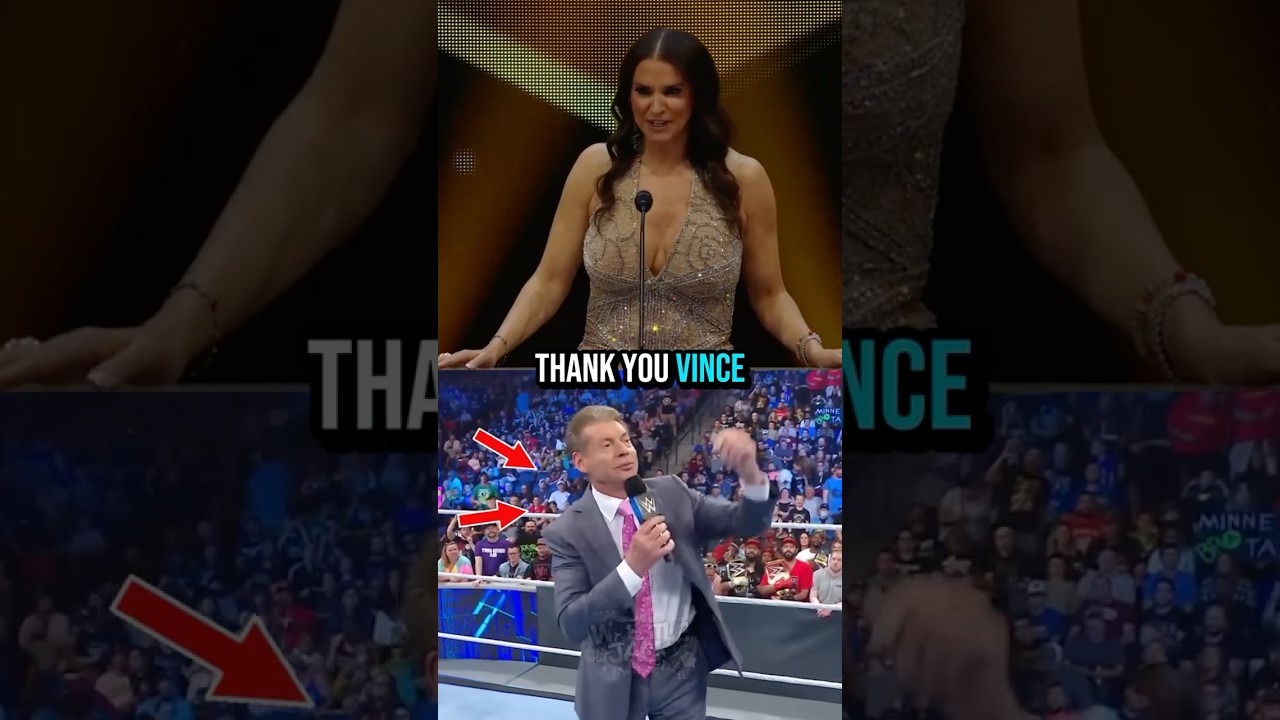 Thank You Vince Chants Break Out During WWE Hall Of Fame 2026 .. #wwe #ytshorts