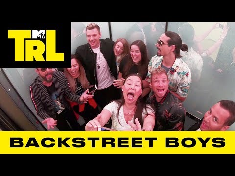 Backstreet Boys Surprise Fans w/ 'I Want It That Way' & 'As Long As You Love Me' Sing-A-Longs | TRL