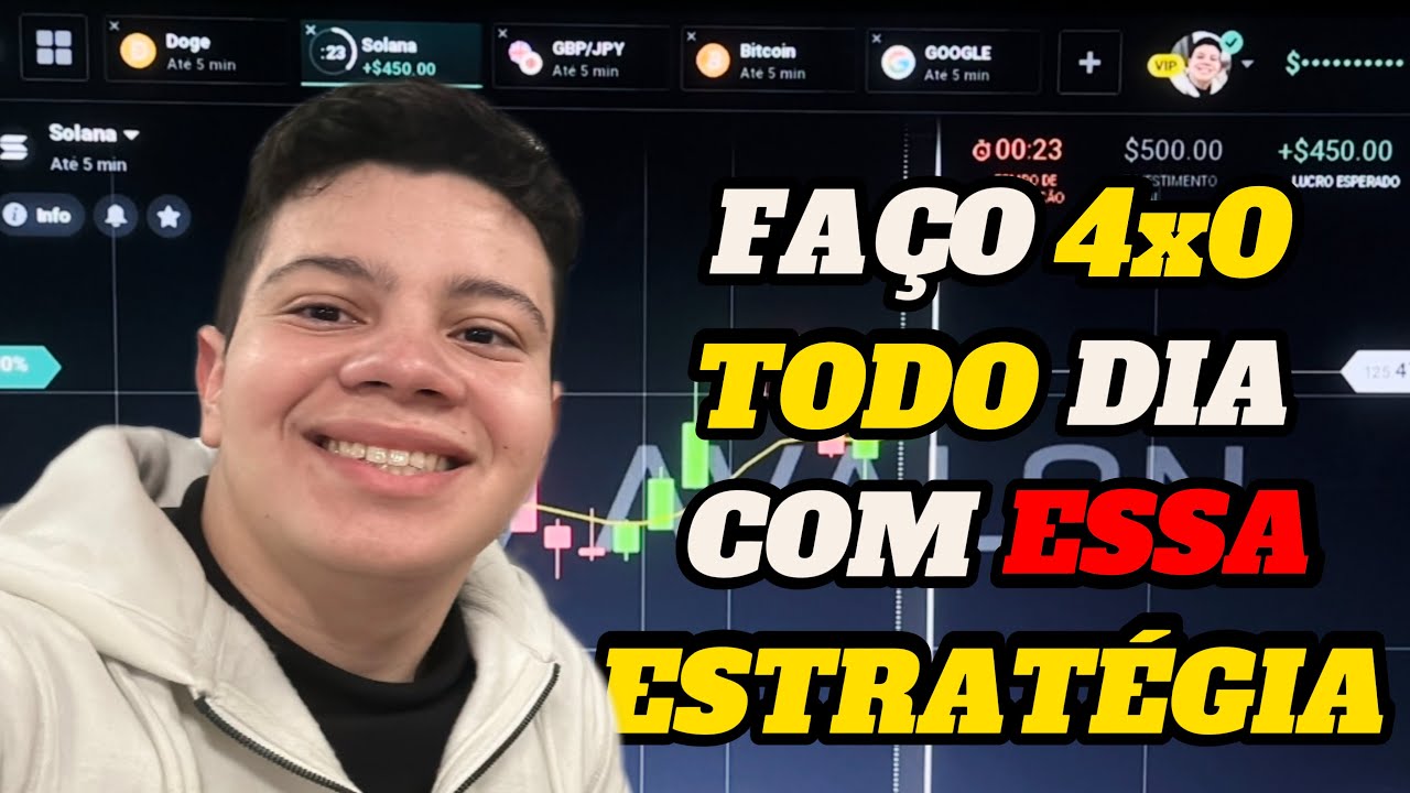 OPÇÕES BINÁRIAS - APRENDA MINHA MELHOR ESTRATÉGIA (muito fácil) #opçõesbinárias #avalon #iqoption