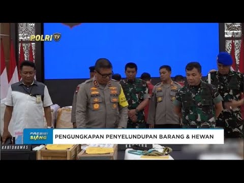 POLDA SUMUT UNGKAP PENYELUNDUPAN HEWAN DAN BARANG DARI LUAR NEGERI