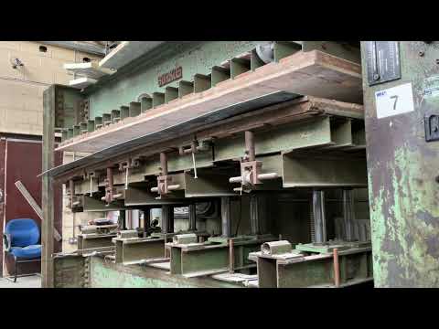 ROBERT BURKLE PMU 3000-120 HYDRAULIC PANEL PRESS - Image 2