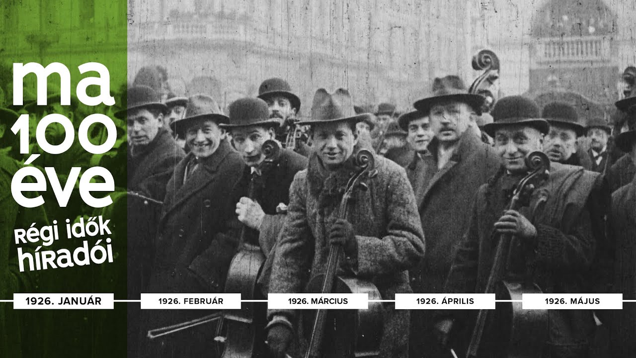 Ma 100 éve