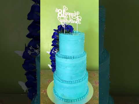 I see the beauty of my creation …thank u 18th bday girl 🎂 #love #bestbirthdaycakedesignforgirl