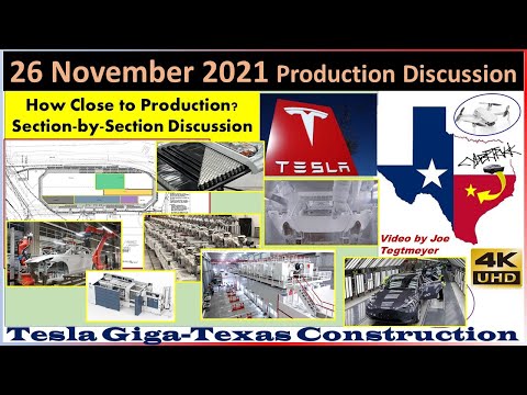 Tesla Gigafactory Texas 26 November 2021 Production Status Outlook 2021/2022 (Model Y & Cybertruck)