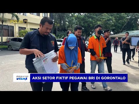 POLDA GORONTALO BONGKAR TRANSAKSI FIKTIF DI BRI DENGAN KERUGIAN RP 1,34 MILIAR
