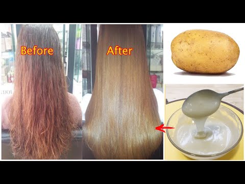 1 potato will transform your hair from frizzy and rough to straight forever