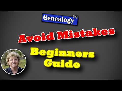 Genealogy the Right Way from the Start