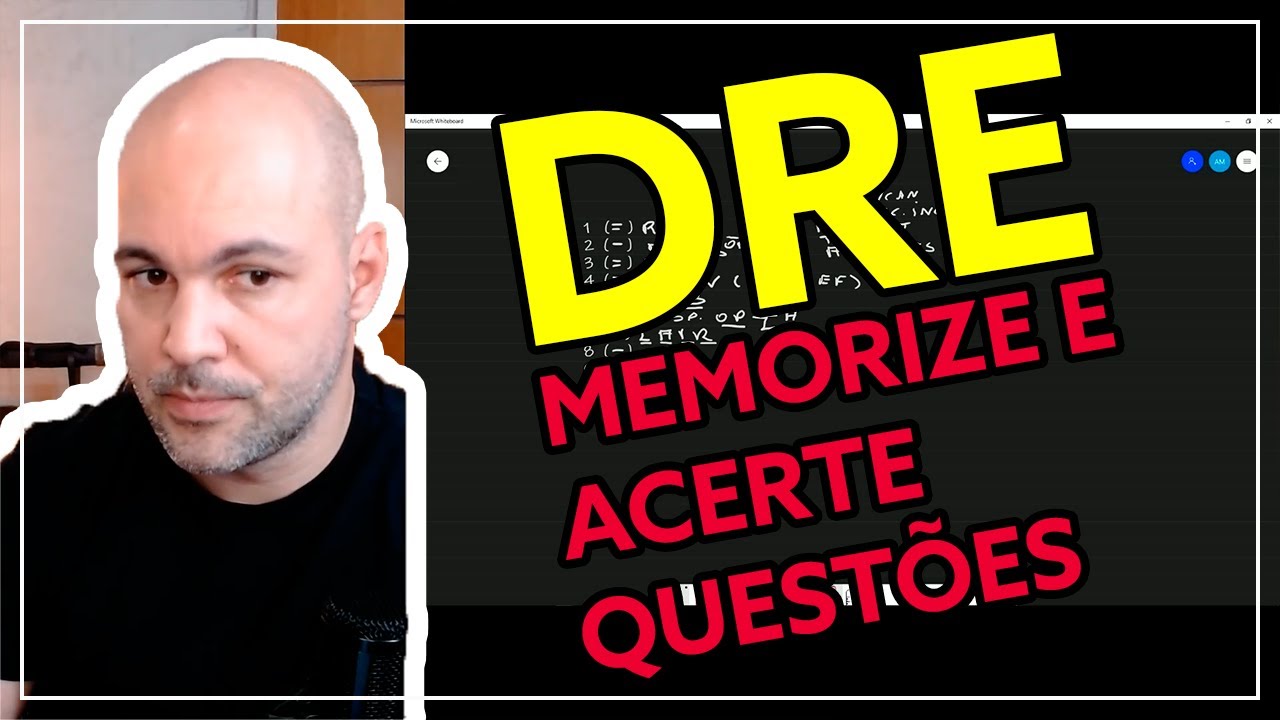 DRE - Esquema de memorização e resolução de questão