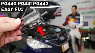 HYUNDAI SONATA CODE P0440 P0441 P0442 PURGE VALVE EASY FIX