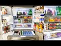 ULTIMATE REFRIGERATOR ORGANIZATION | Satisfying Clean and Fridge Restock Organizing on A Budget