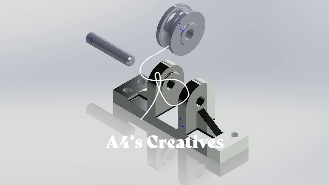 SOLIDWORKS 3D Modeling Tutorials - Cable Holder