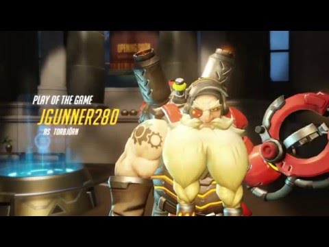 Overwatch beta: Torbjorn online gameplay