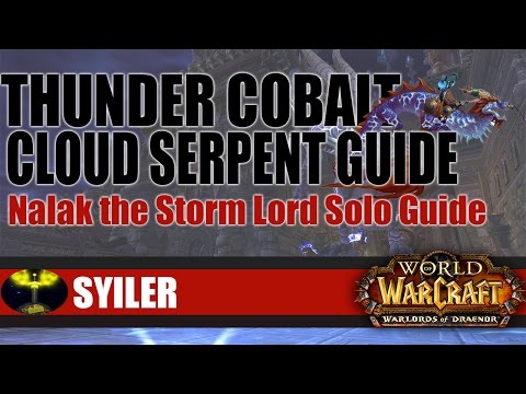 Thundering Cobalt Cloud Serpent Rare Mount Guide - Nalak Solo Guide