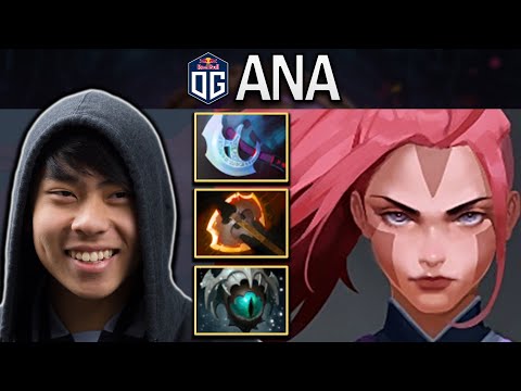 OG.ANA SMURF ANTI-MAGE WITH 19 KILLS & SKADI - DOTA 2 7.31 GAMEPLAY