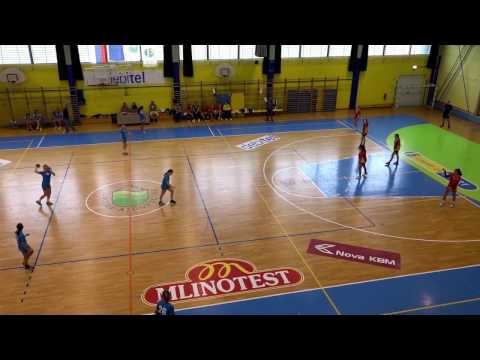 1.DL ZAHOD - Starejše deklice A (l.02/03); ŽRK Mlinotest Ajdovščina : ŽRK Izola (16:17)