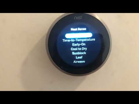 NEST THERMOSTAT. DISABLE ECO. NEST SENSE MODE. Auto Schedule