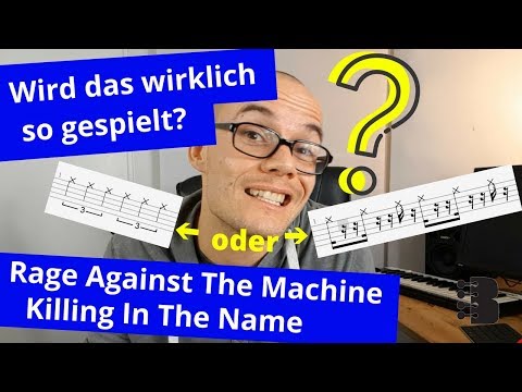 Fake Triolen in Killing In The Name - RATM