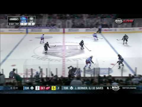 Mike Richards goal 3-1 NY Rangers vs LA Kings 9/27/13 NHL Hockey