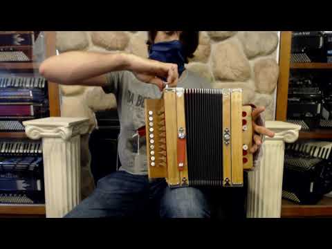 EXCACCC - Cherry Excelsior Acadia Diatonic Button Accordion C LMMH 10 2 $1499
