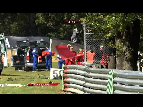 Massive crash Seat Leon Eurocup 2010 Brands Hatch HD